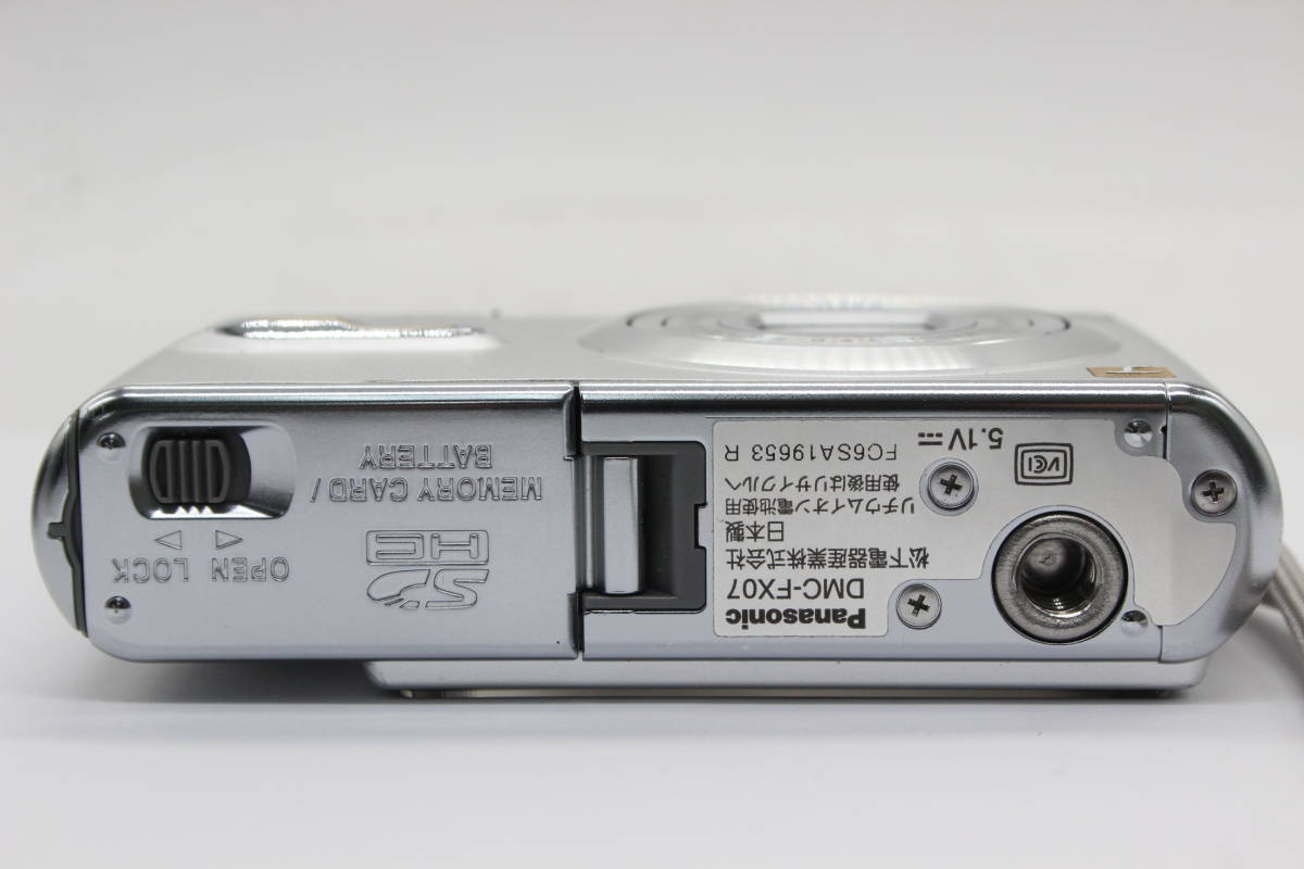 【返品保証】 パナソニック Panasonic LUMIX DMC-FX07 バッテリー チャージャー付き コンパクトデジタルカメラ s6724_画像7