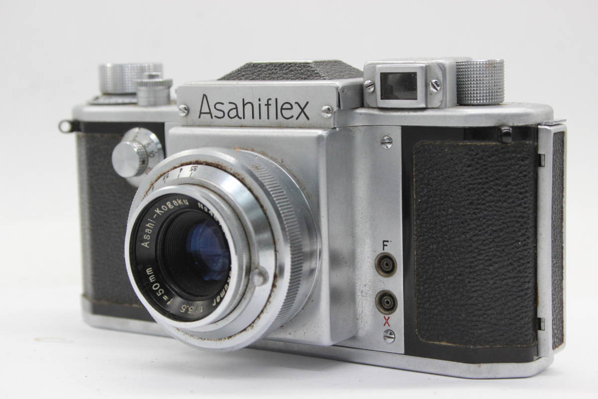 【訳あり品】 ペンタックス Pentax Asahiflex Takumar 50mm F3.5 レンジファインダー カメラ s6739