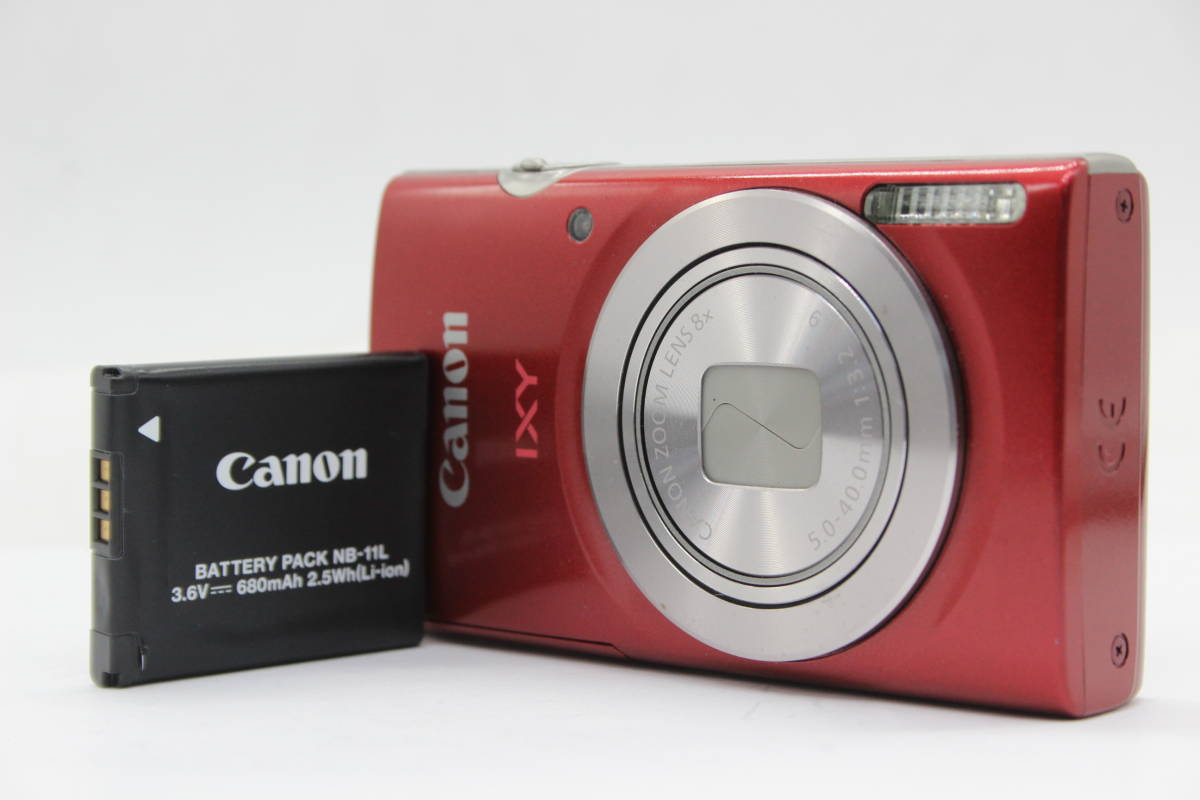 6963円 【美品 返品保証】 キャノン Canon IXY 200 レッド 8x 6963円 【美品 返品保証】 キャノン Canon IXY 200 レッド 8x