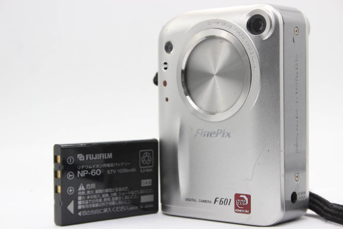 【返品保証】 フジフィルム Fujifilm Finepix F601 3x バッテリー付き コンパクトデジタルカメラ s6766の画像1
