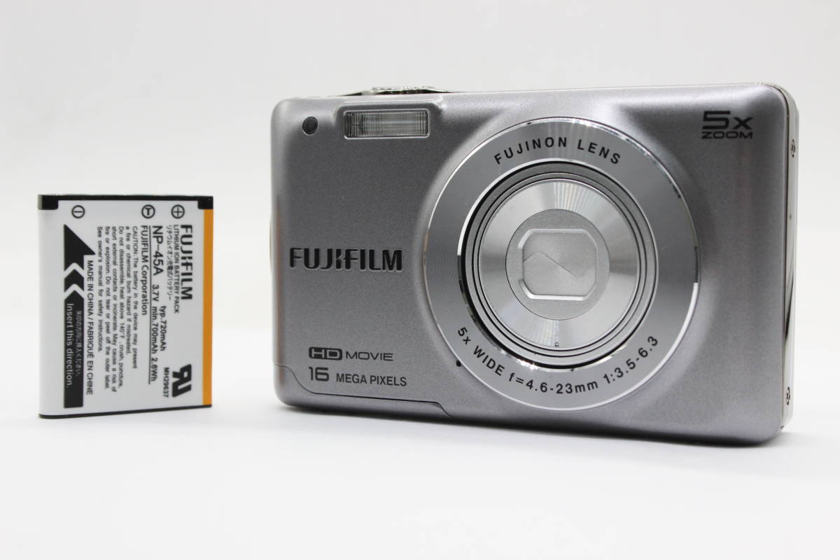 【返品保証】 フジフィルム Fujifilm Finepix JX680 5x Wide バッテリー付き コンパクトデジタルカメラ s6772_画像1