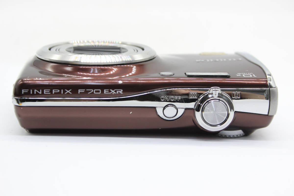 【返品保証】 フジフィルム Fujifilm Finepix F70EXR ブラウン 10x バッテリー チャージャー付き コンパクトデジタルカメラ s6780_画像6
