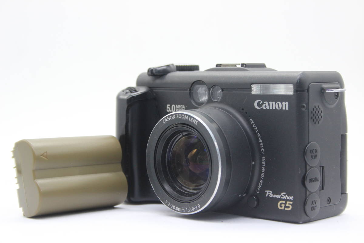 【返品保証】 キャノン Canon PowerShot G5 バッテリー付き コンパクトデジタルカメラ s7125