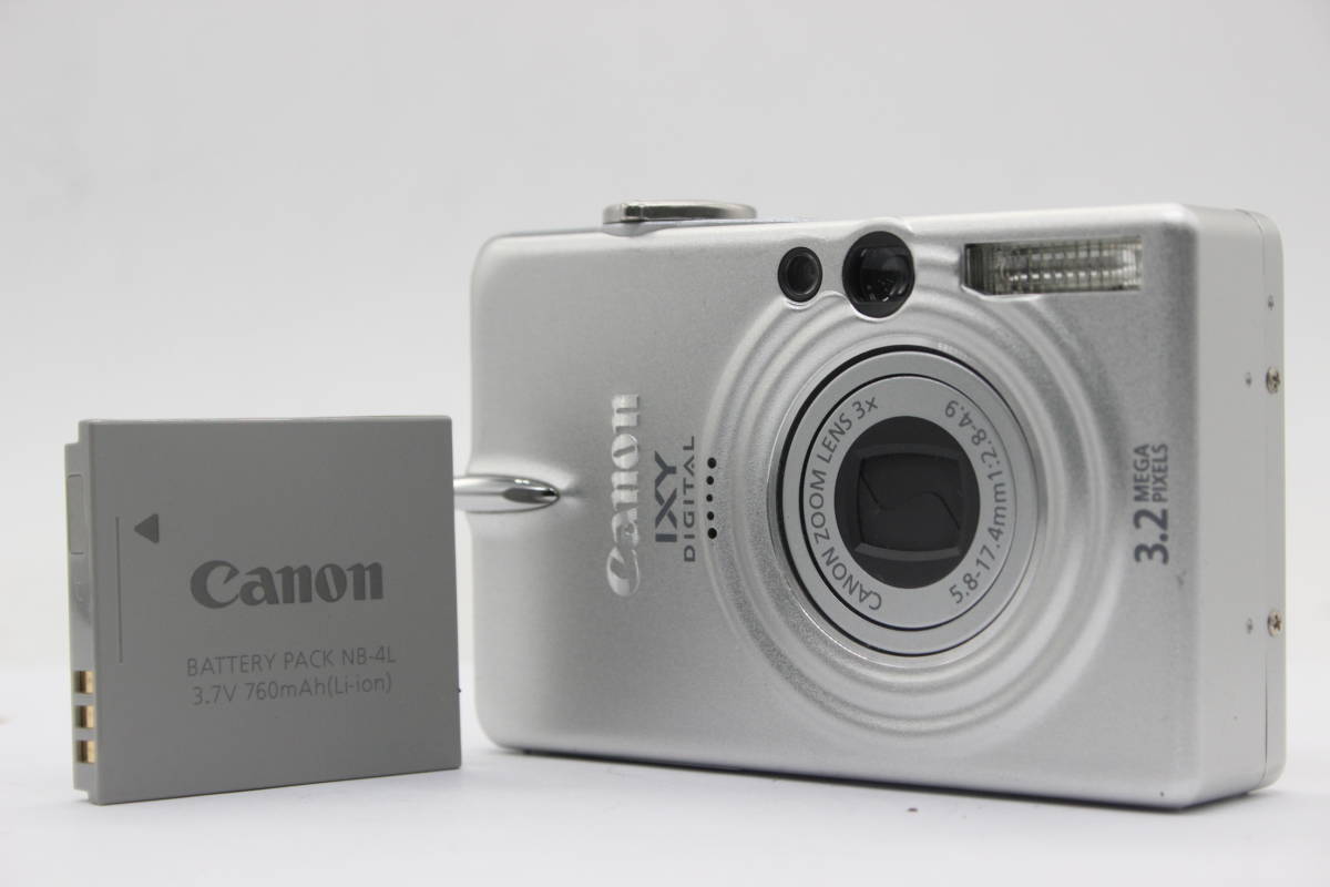 【返品保証】 キャノン Canon IXY Digital 40 AiAF 3x バッテリー付き コンパクトデジタルカメラ s7126