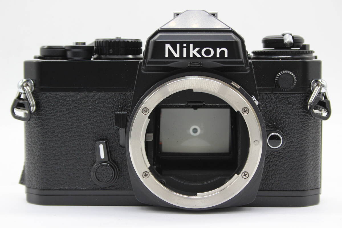 【返品保証】 ニコン Nikon FE ブラックボディ s6994_画像2