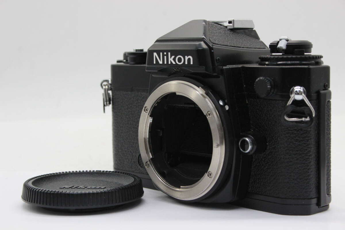 【返品保証】 ニコン Nikon FE ブラックボディ s6994