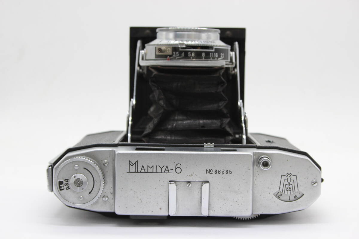 【訳あり品】 マミヤ Mamiya-6 Setagaya Koki Sekor S. 7.5cm F3.5 蛇腹カメラ s7015_画像7