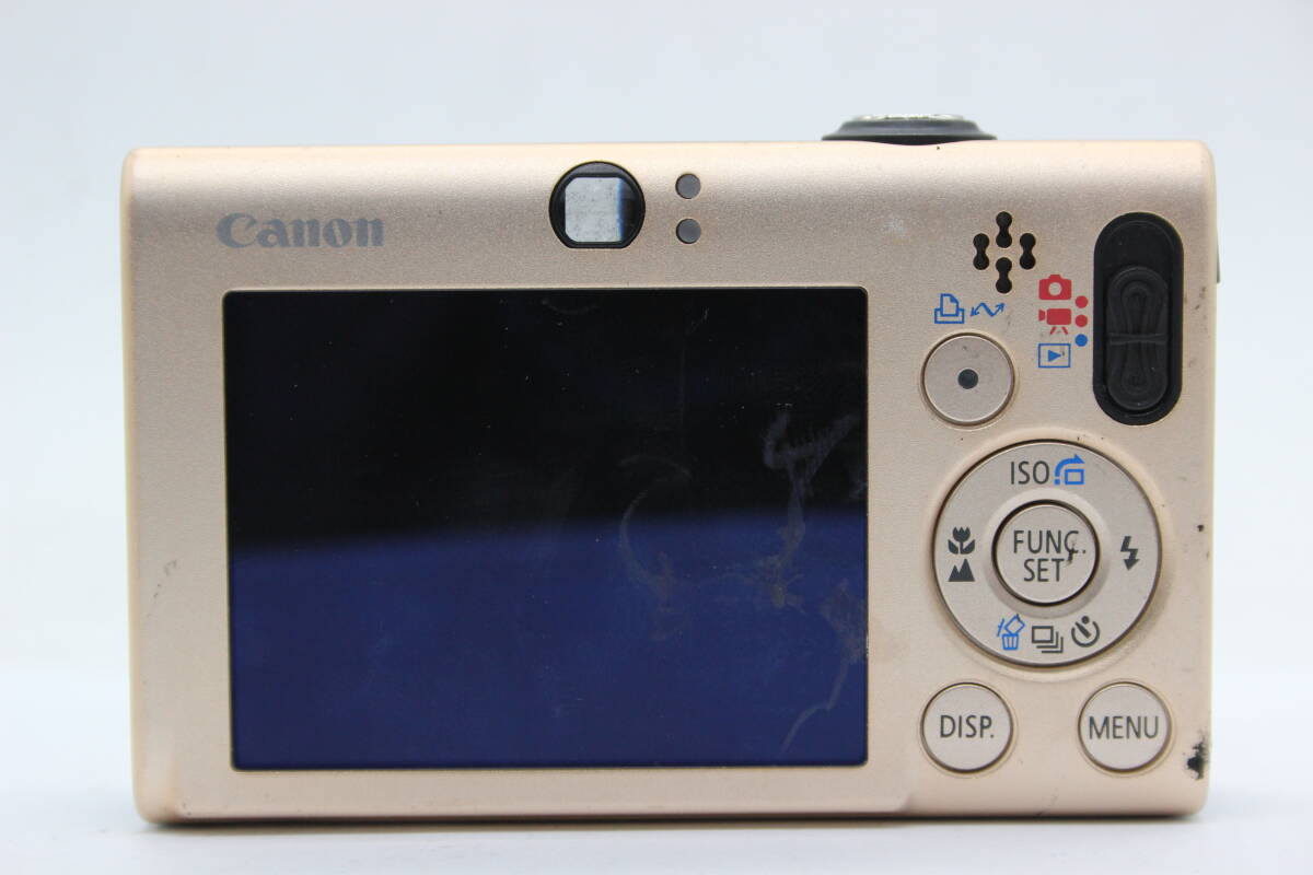 【返品保証】 【元箱付き】キャノン Canon IXY Digital 20 IS キャメル 3x バッテリー チャージャー付き コンパクトデジタルカメラ s7033_画像4