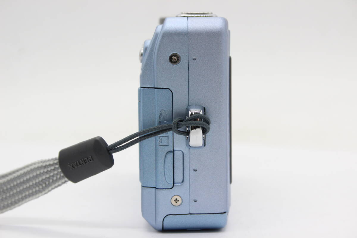 【美品 返品保証】 【便利な単三電池で使用可】ペンタックス Pentax Optio S40 ブルー 3x 元箱付き コンパクトデジタルカメラ s7036_画像5