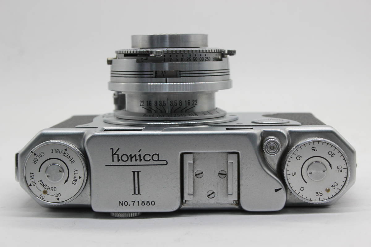 【訳あり品】 コニカ Konica II B Hexar 50mm F3.5 レンジファインダー カメラ C6732_画像6