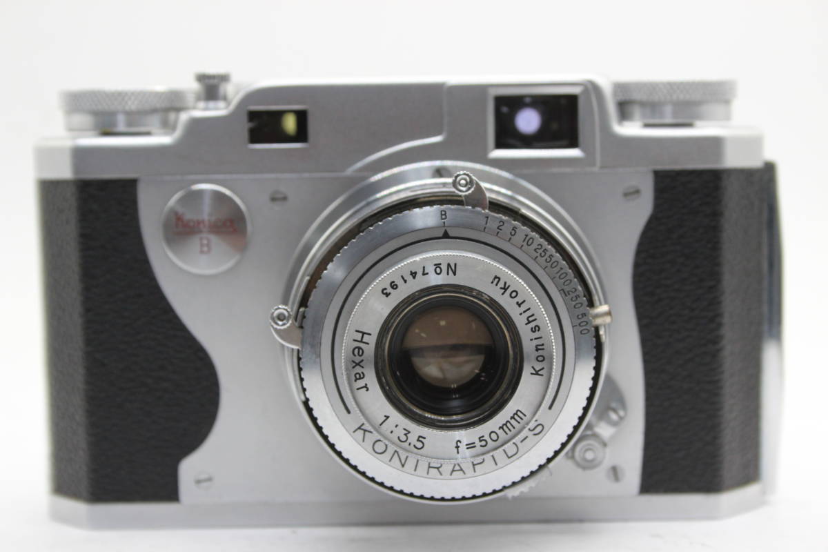 【訳あり品】 コニカ Konica II B Hexar 50mm F3.5 レンジファインダー カメラ C6732_画像2