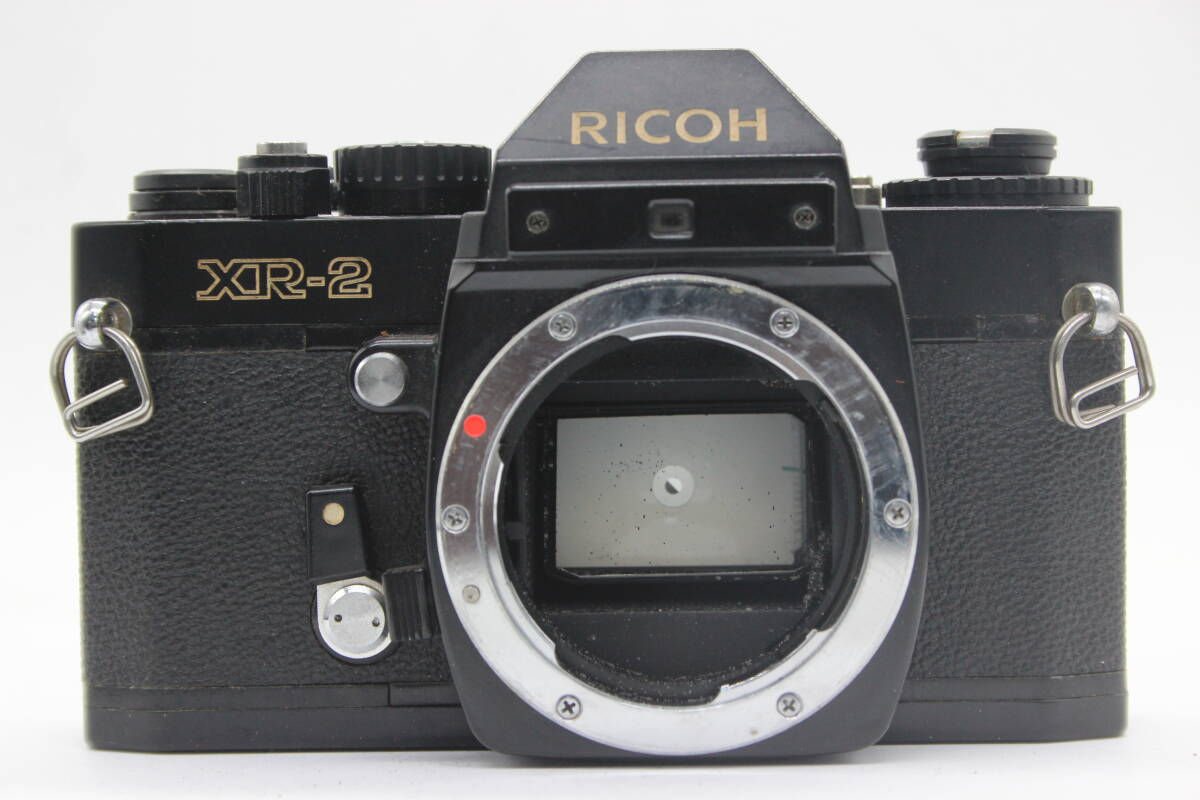 【返品保証】 リコー Ricoh XR-2 ブラック Rikenon 50mm F2 ボディレンズセット s7082_画像2