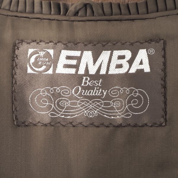 S4-FA066 EMBA エンバ パステルミンク MINK ミンクファー 最高級毛皮 ロングコート 毛質 柔らか 艶やか ブラウン 12 レディース_画像8