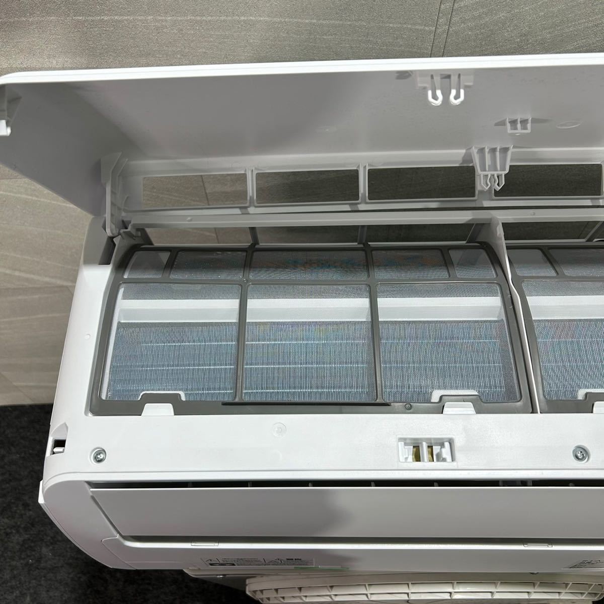 ヤマダオリジナル ルームエアコン RIAIR YHA-S22N リエア エアコン 2023年 高年式 6畳用 冷房器具 暖房器具 d1785_画像3