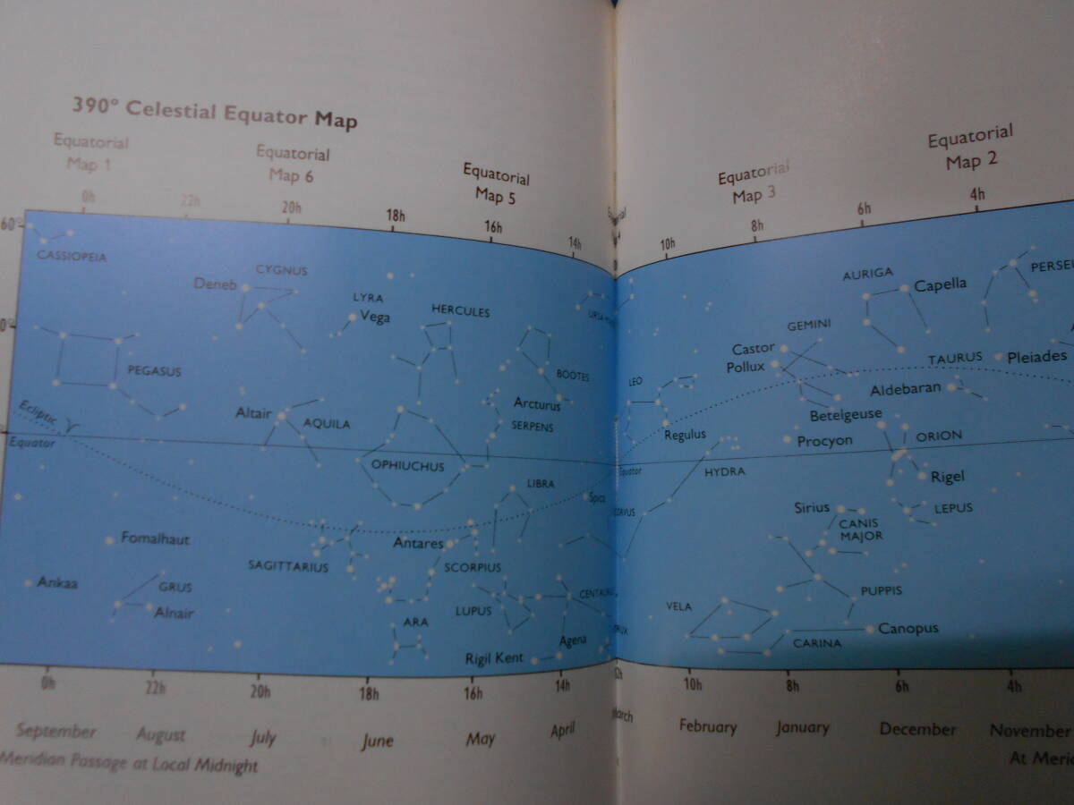即決　1996年『ケンブリッジポケット星図』星座早見、天文暦学書、天体観測、Astronomy,　Star map, Celestial chart, Planisphere_画像4
