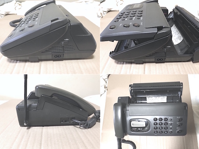 Panasonic パナソニック KX-PW6CL デザインテレホン FAX・電話　おたっくすKX-PW6CL 子機付 ジャンク扱いで KX-A12N