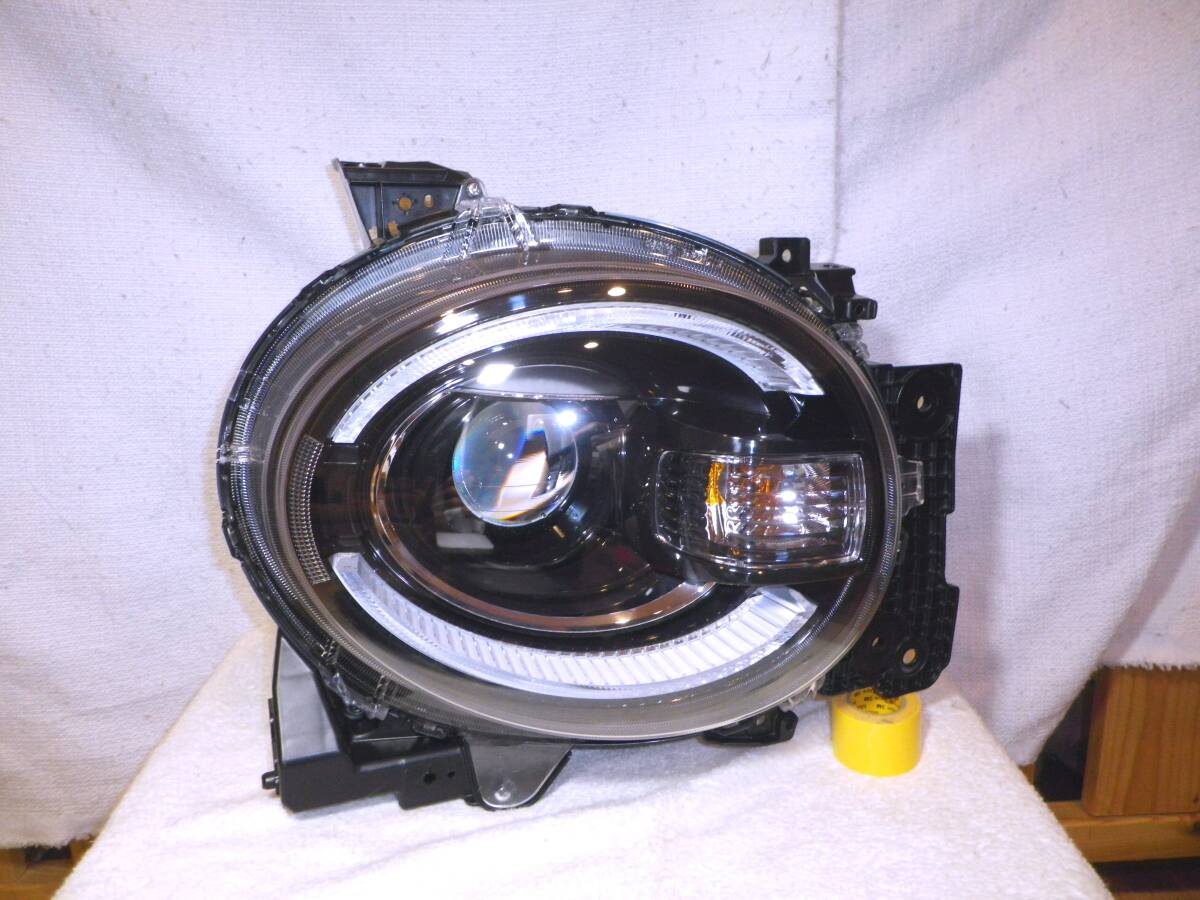 S63 美品 ステー破損ナシ 打刻TL ワゴンRスマイル MX81S MX91S 右ヘッドライト 右ライト LED W6079 35100-84S10_画像1