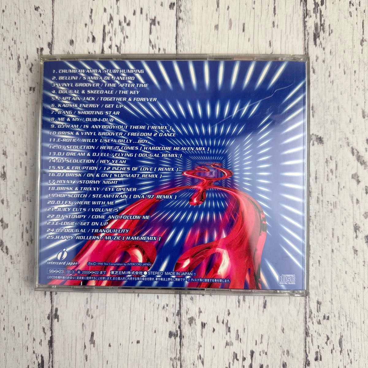 ダンスマニア スピード 帯付 全25曲収録 1998年 CD Dancemania Speed チャンバワンバ 中古品