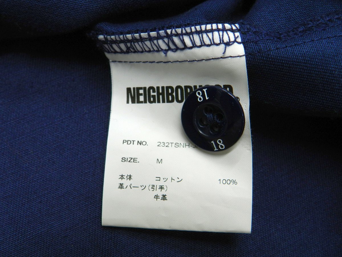 ネイバーフッド 23AW ジップブルゾン スイングトップ サイズM ネイビー ジャケット NEIGHBORHOOD 中古品[C127U656]_画像5