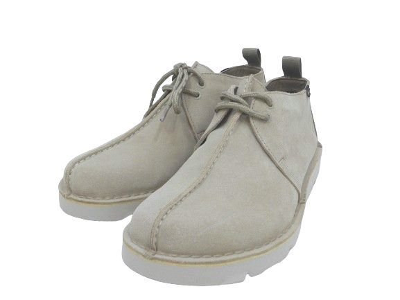 【美品】クラークス デザートトレック サイズ28.0cm ベージュ系 ブーツ シューズ CLARKS DESERT TREK 箱付き 中古品[C156U751]_画像1