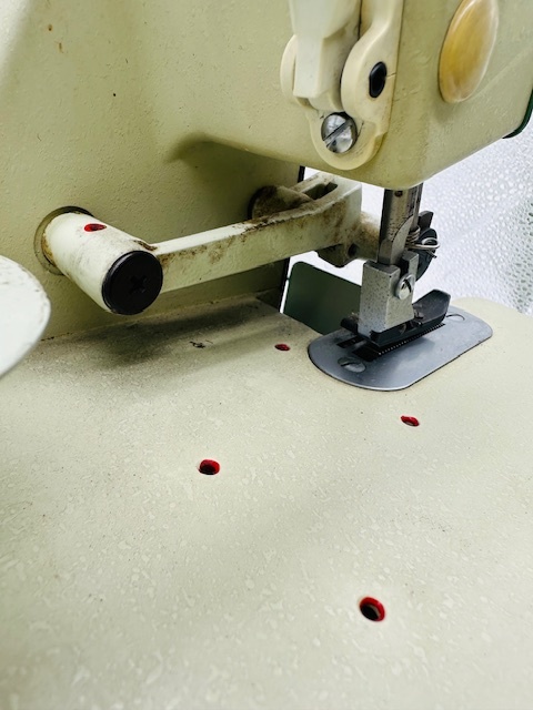 1 babylock JUKI/ジューキ ベビーロック EF-205S ロックミシン 裁縫 フッドペダル付き ジャンク品_画像6