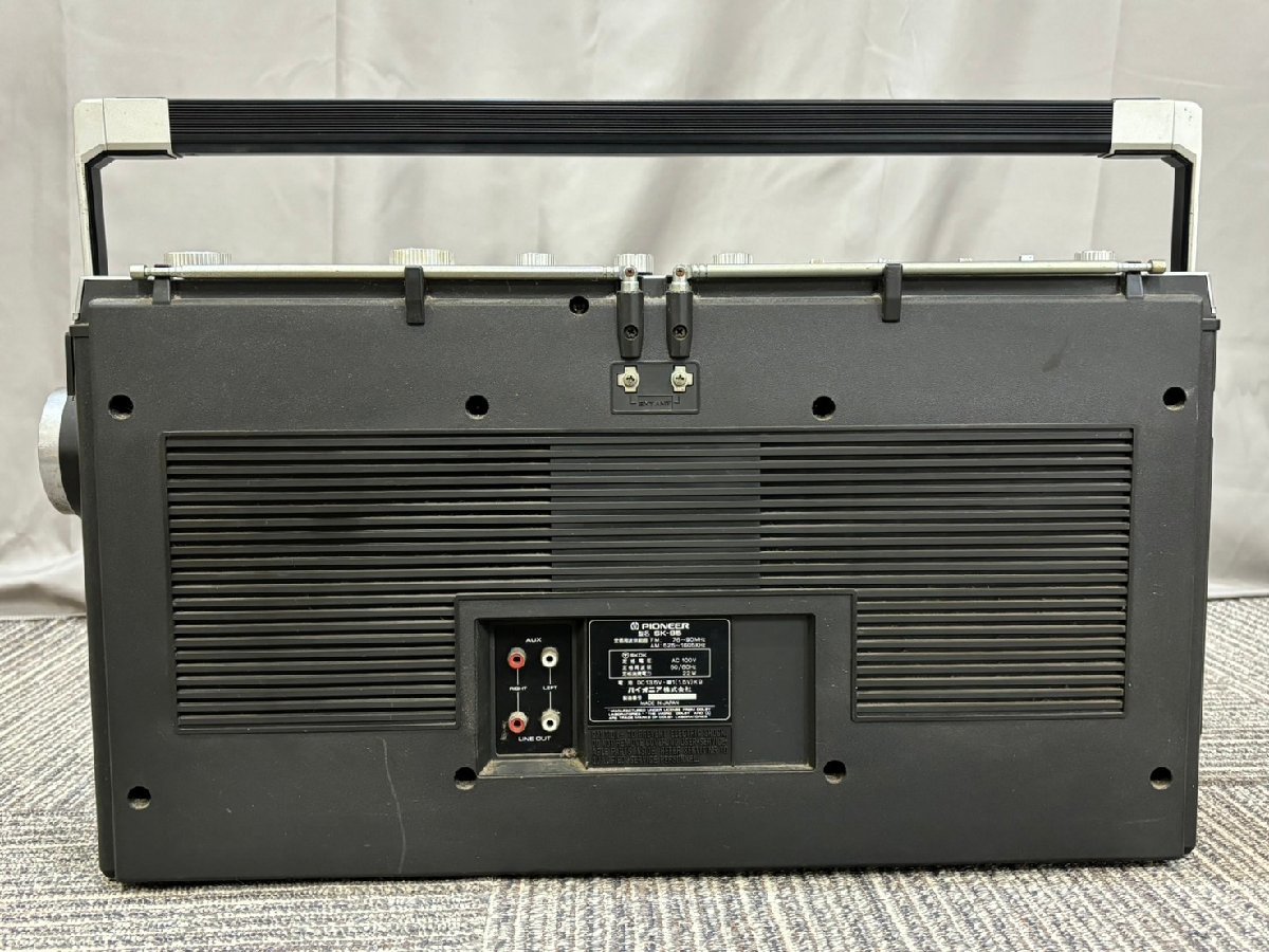 △9413　ジャンク品　オーディオ機器　ラジカセ　PIONEER　SK-95　パイオニア　本体のみ_画像4