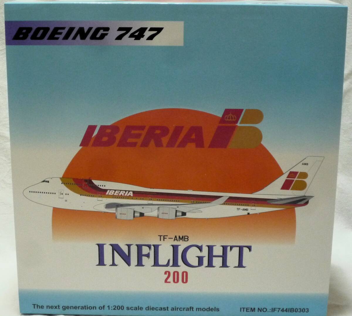 Inflight200（1/200）イベリア航空 747-400 TF-AMB_画像5