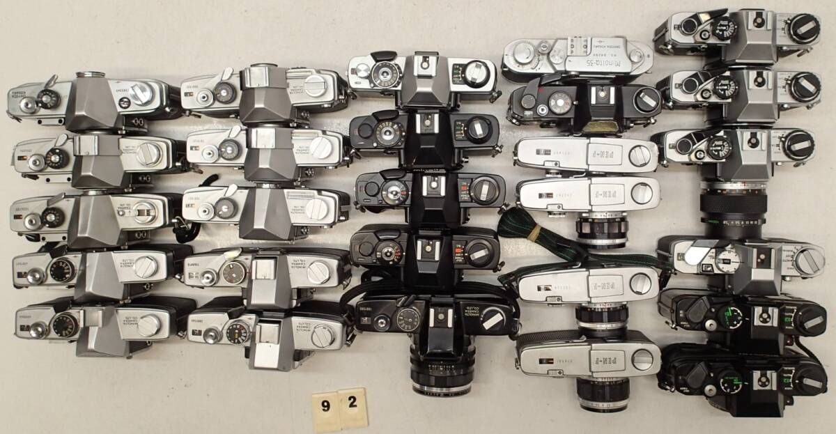 M92D MF 一眼 フィルムカメラ 大量 ２７個 ミノルタ 35 X-7 XG- S E SR-1 SRT コニカ A COM-1 オリンパス OM 10 30 40 PEN-F 等 ジャンク_画像9