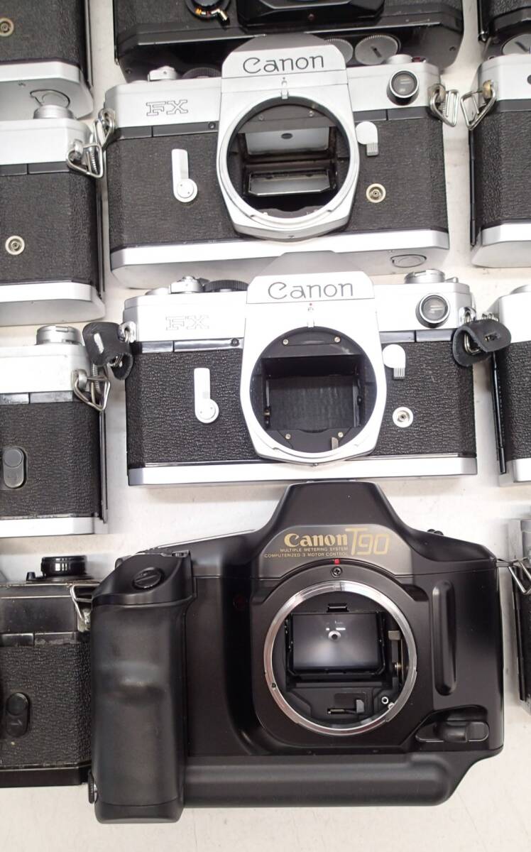 M68D 大量 ２５個 MF 一眼フィルム カメラ ニコン キャノン Nikomat EL FT FTb FX EF T90 AV-1 PELLIX EXEE 等 昭和レトロ ジャンク_画像7