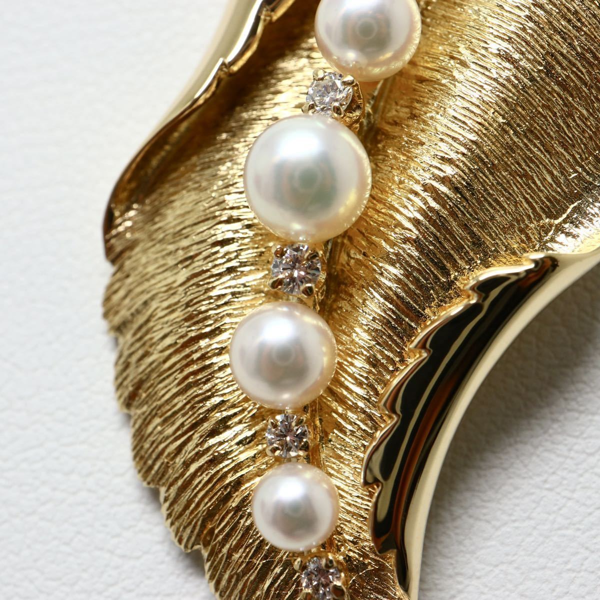 MIKIMOTO(ミキモト)《K18 アコヤ本真珠ベビーパールネックレス》F 約3.5-5.2mm珠 約15.5g 約49.5cm pearl necklace jewelry FA2/FA2_画像6