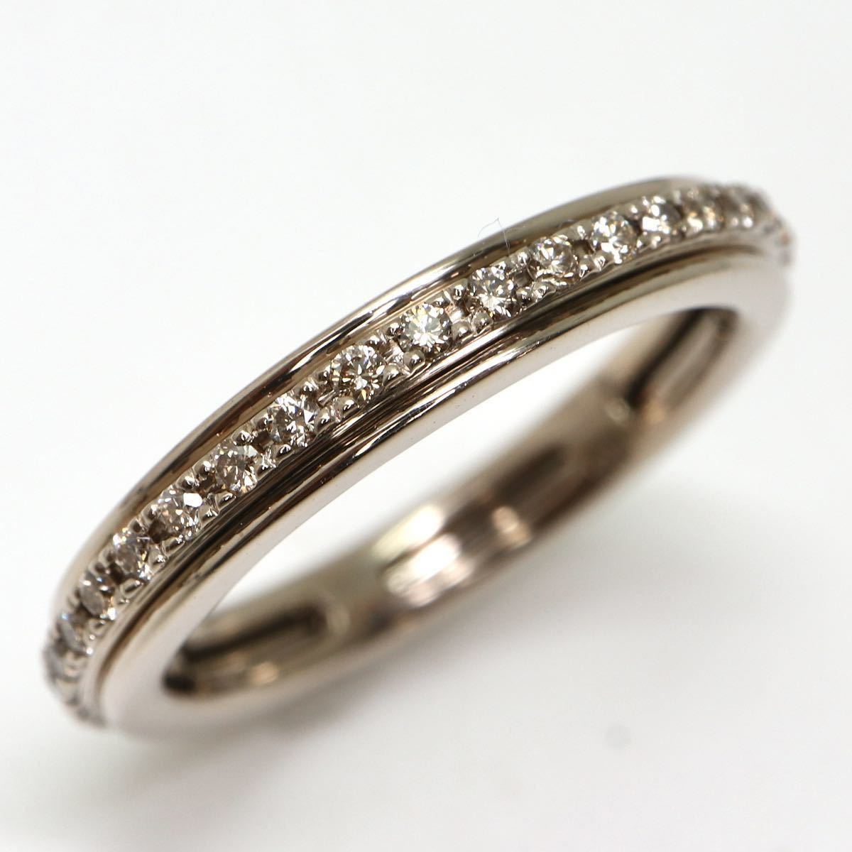 KASHIKEY(カシケイ) 《K18 天然ダイヤモンドフルエタニティリング》F 4.7g 約12号 0.30ct diamond ring 指輪 jewelry ジュエリー EC7/EC7_画像1