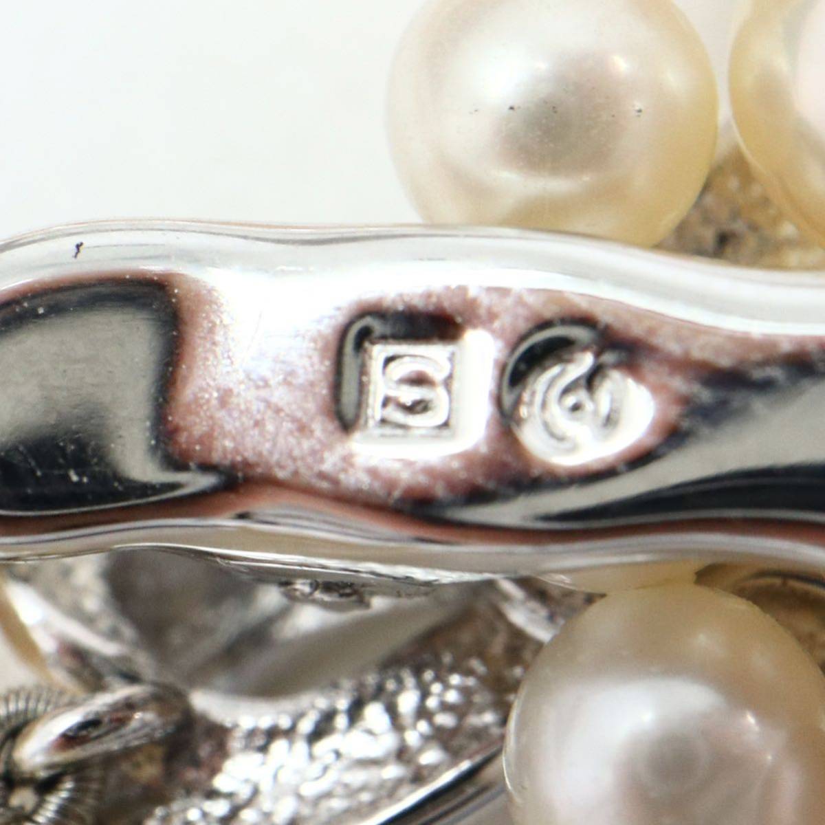 《本真珠2連ネックレス》M 4.0-5.0mm珠 37.8g 約60.5/62.5cm pearl necklace ジュエリー jewelry DE5/ED0_画像6
