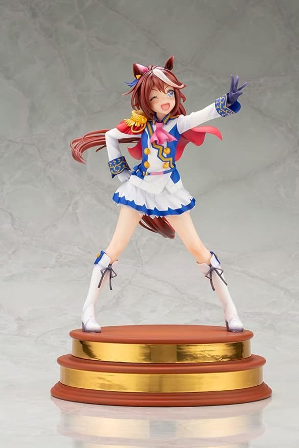 コトブキヤ　ウマ娘　プリティーダービー　トウカイテイオー　1/7 塗装済み完成品　限定別顔パーツ付き_画像2