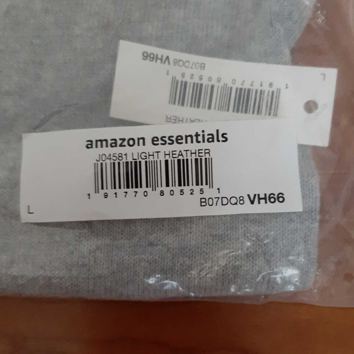【130 140cm】新品タグ付き Amazon Essentials セーター Vネック コットン グレー スクール 長袖　女の子 男の子　送料無料　匿名配送_画像8