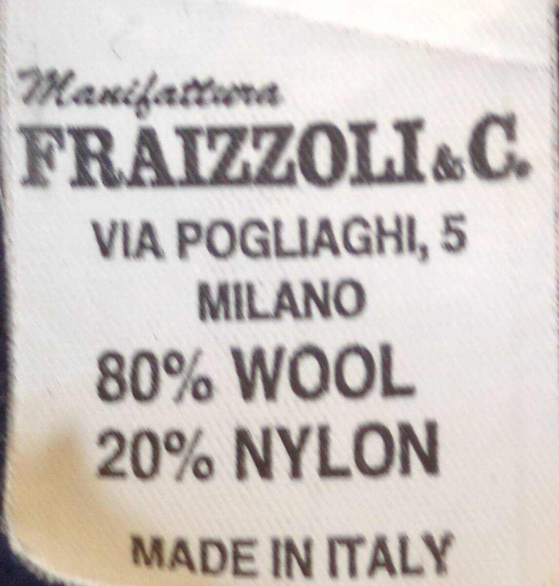 T12 聖林公司 イタリア製 FRAIZZOLI フライツォーリ 48サイズ インナー付き（取り外し可） Pコート ピーコート ネイビー ハリラン H.R.M_画像9