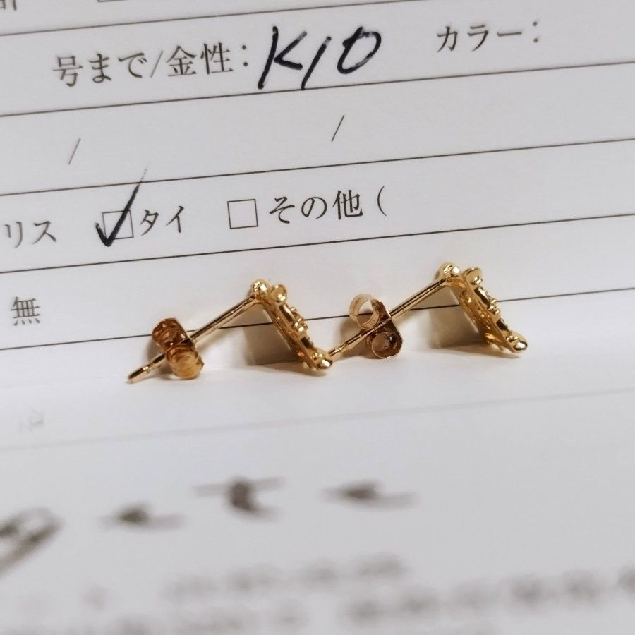 アガット k10ダイヤモンドピアス 透かし 菱形 ひし形|Yahoo アガット k10ダイヤモンドピアス 透かし 菱形 ひし形|Yahoo