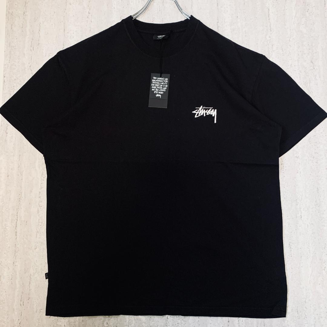 海外限定 Stussy ステューシー Tシャツ ブラック XL ロゴ ダイス