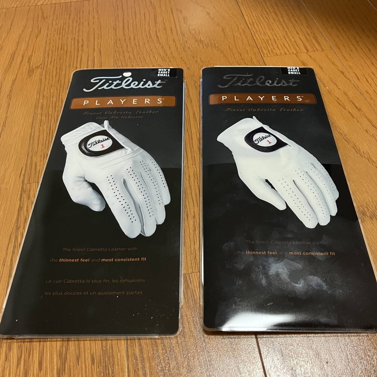 未使用　新品　Titleist タイトリスト　ゴルフグローブ　メンズSサイズ　左手　2個セット_画像1