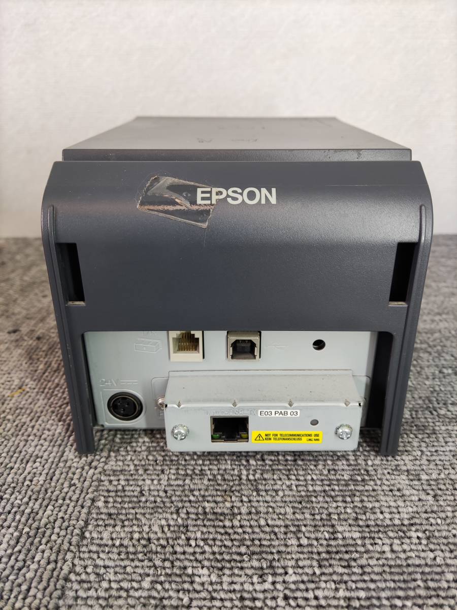 EPSON TM-T70II サーマル レシートプリンター M296A エプソン 通電のみ確認の画像3