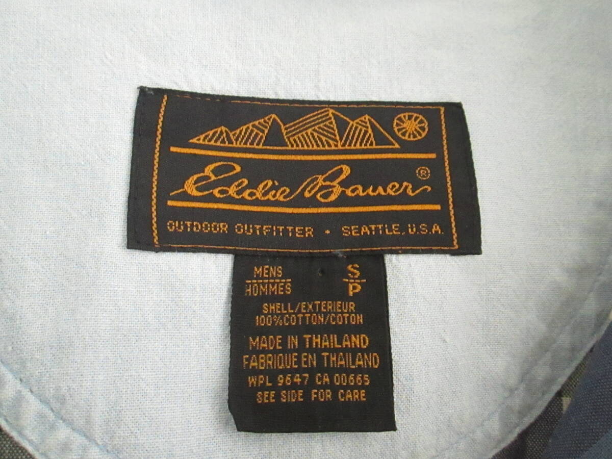 Eddie Bauer エディーバウアー Sサイズ 黒タグ 山タグ 90年代 Eddie Bauer エディーバウアー Sサイズ 黒タグ 山タグ 90年代