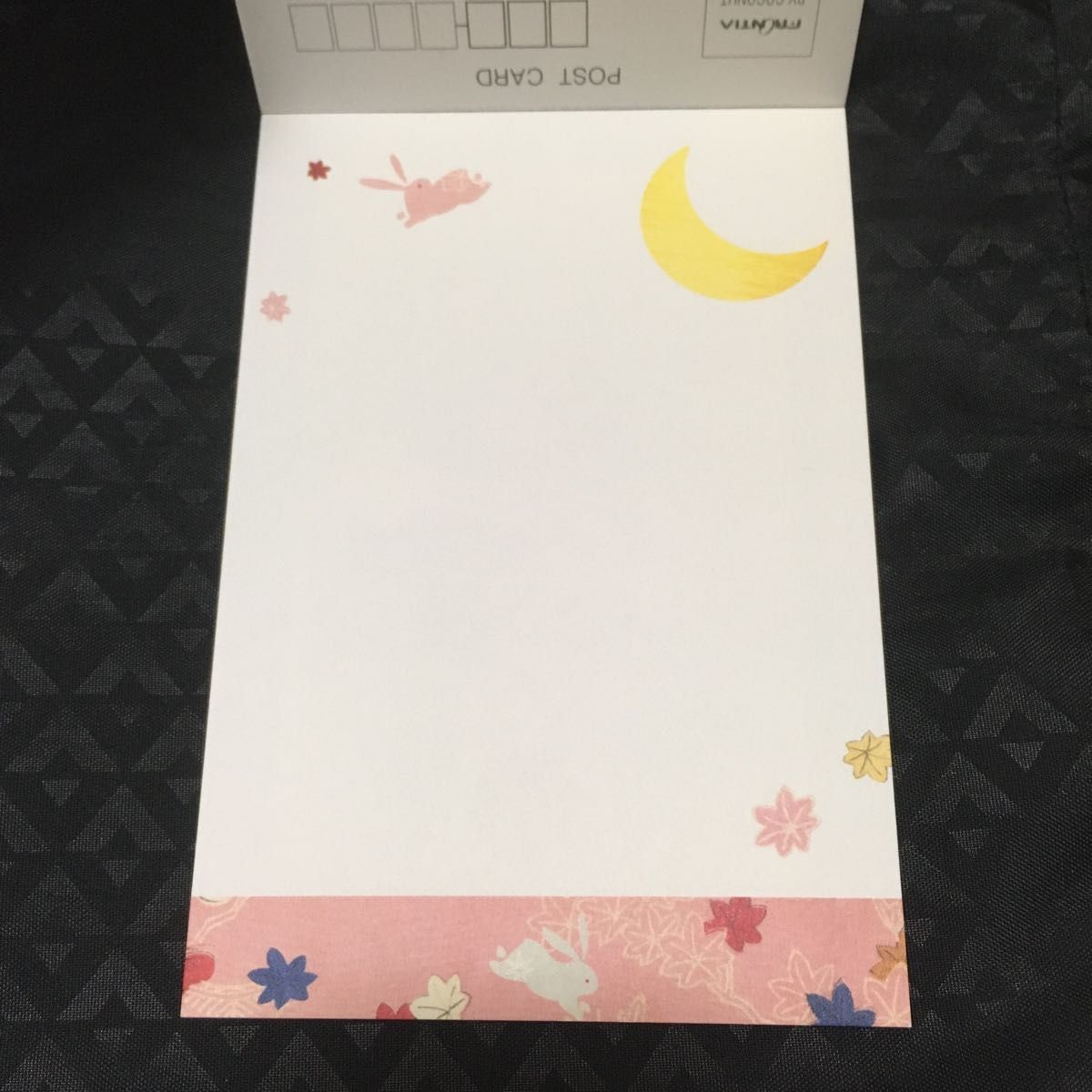 ハガキ 葉書 うさぎ 兎 月夜 月見 紅葉 post cards japan limited art 邦画 文房具 animal