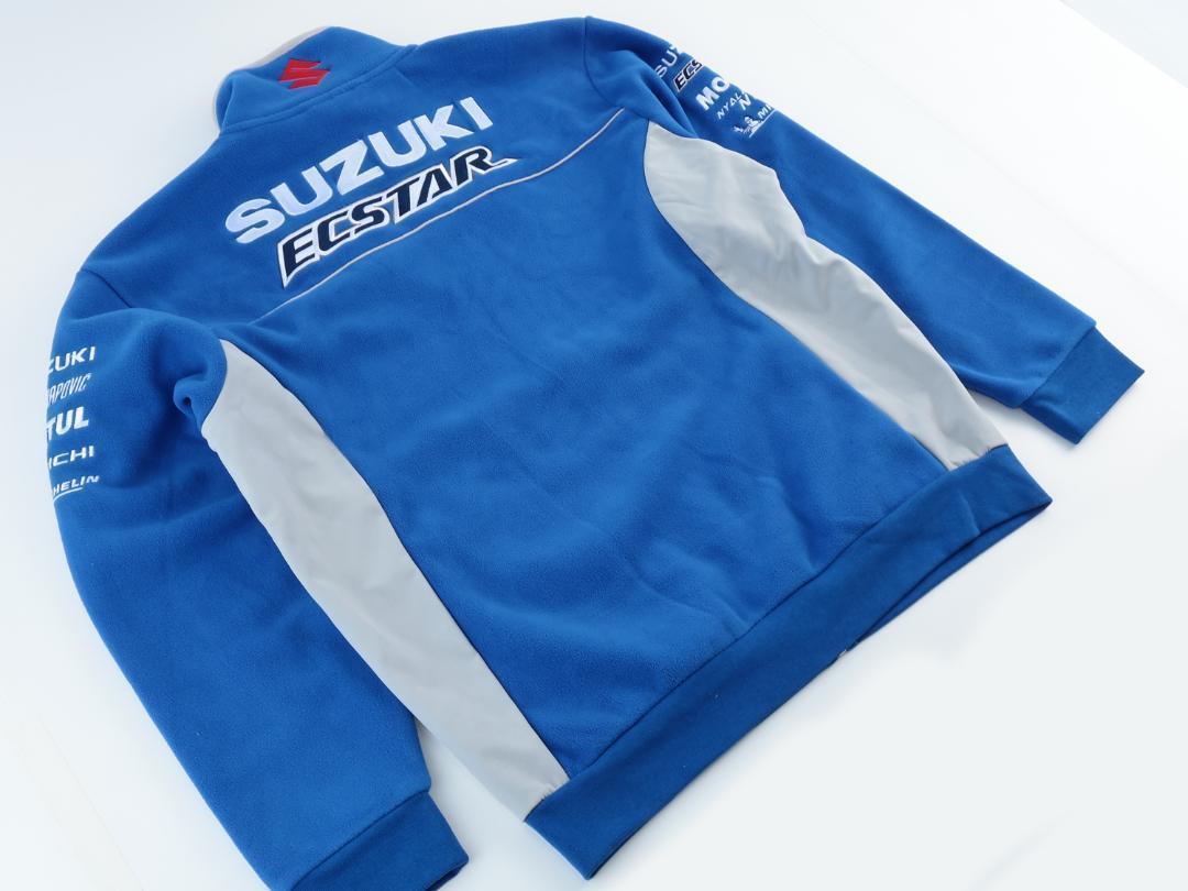 ★【Team SUZUKI ECSTAR】motoGP オフィシャル フリース ジャケット 本物【L】　GSX-RR 36 ジョアン・ミル ＆ 42 リンス_画像5