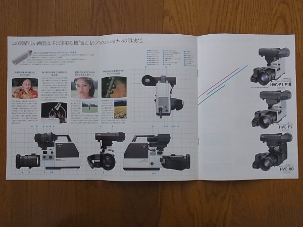 SONY ソニー ホーム用高性能多機能カラービデオカメラ HVC-80 カタログ、トリニコン カラービデオカメラ 総合カタログ 計2部の画像6