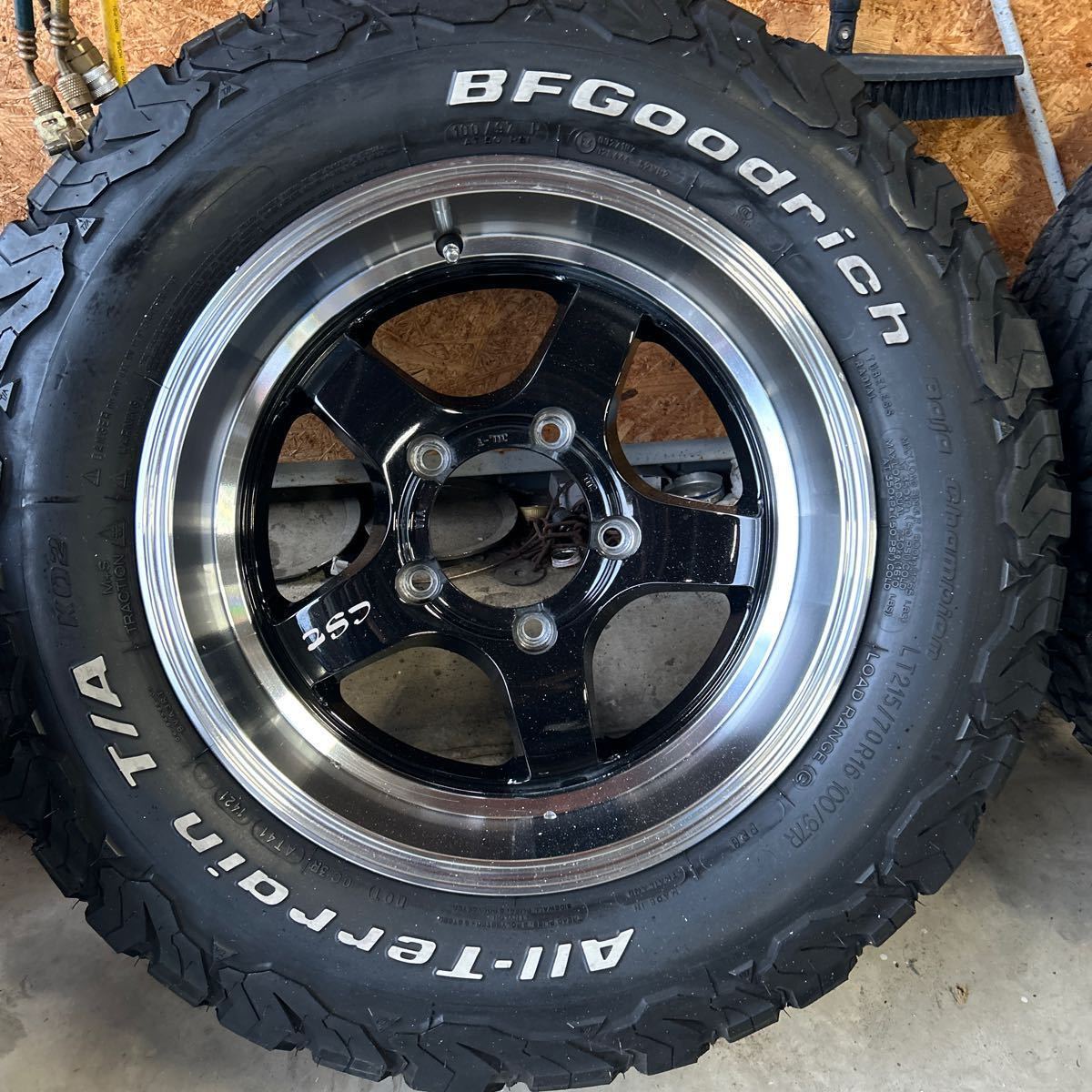 JB64JB74 LT215/70R16 BFGoodrich cst 5本セットジムニー ジムニー シエラ DOALL ドゥオール CST ZERO-1 HYPERの画像2