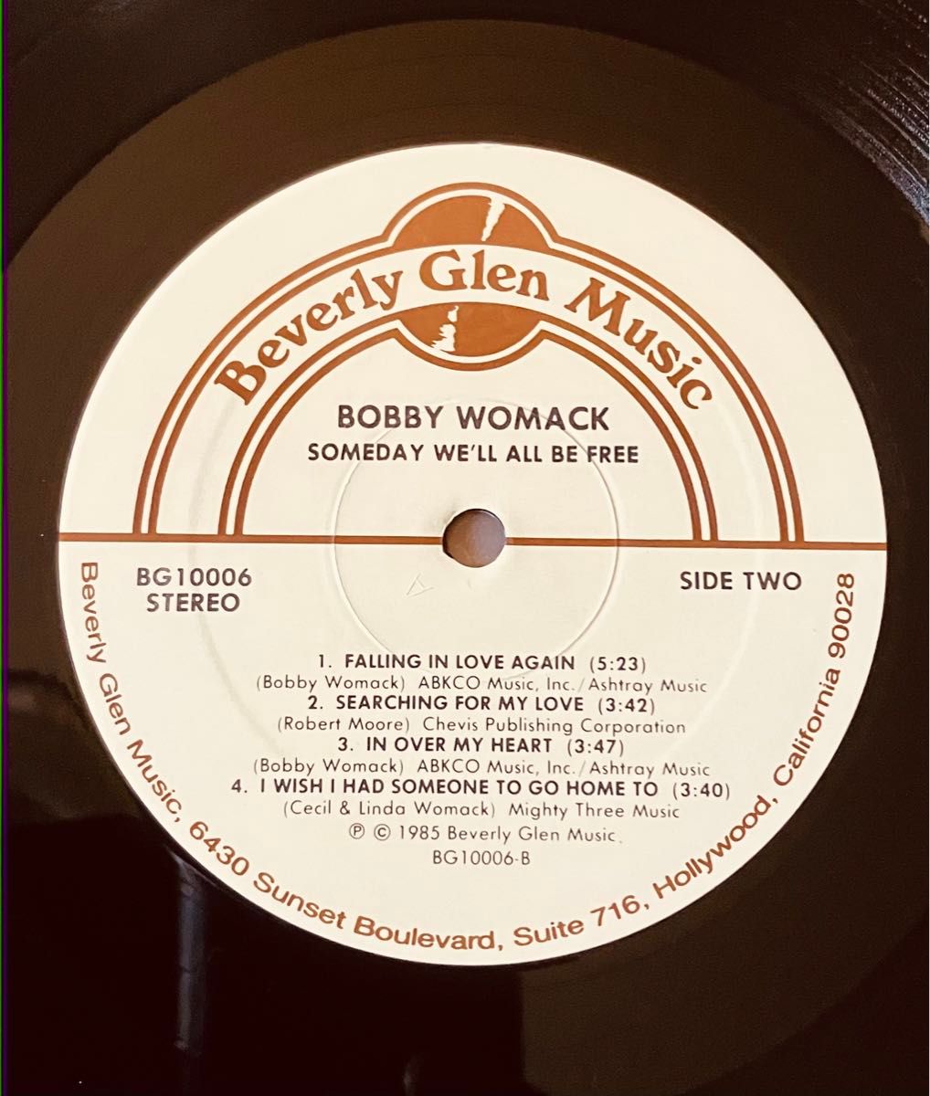 Bobby Womack / ボビー・ウーマック / Someday We'll All Be Free (BG 10006) 