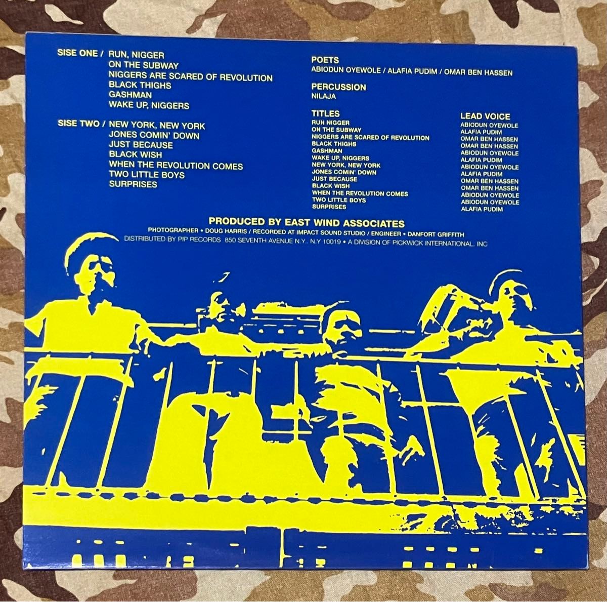 THE LAST POETS / 1970年 LP レコード Douglas 3