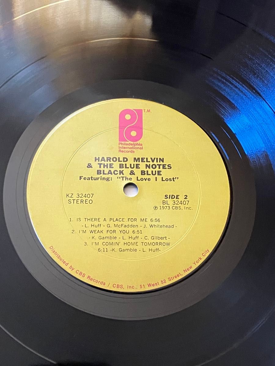 HAROLD MELVIN & THE BLUE NOTES /Black & Blue LP