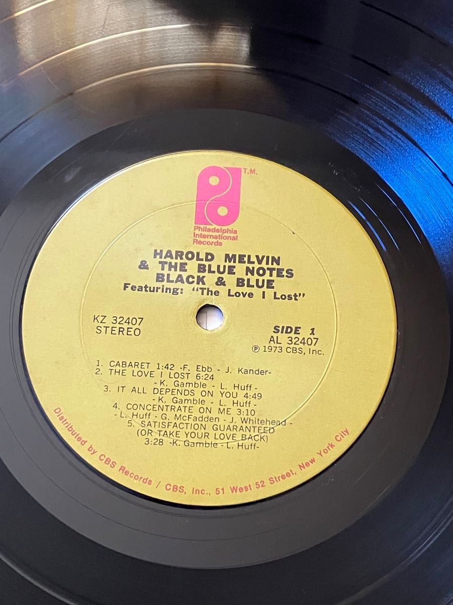 HAROLD MELVIN & THE BLUE NOTES /Black & Blue LP