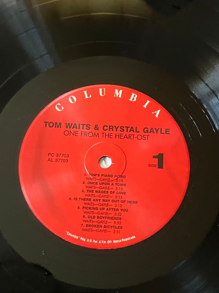 O.S.T One from the Heart/Tom Waits Crystal Gayle LP