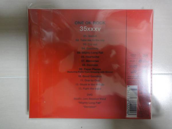即決 新品未開封 ONE OK ROCK 35xxxv CD+DVD 初回限定盤2枚組　デジパック仕様　ワンオク　エメ　_画像2